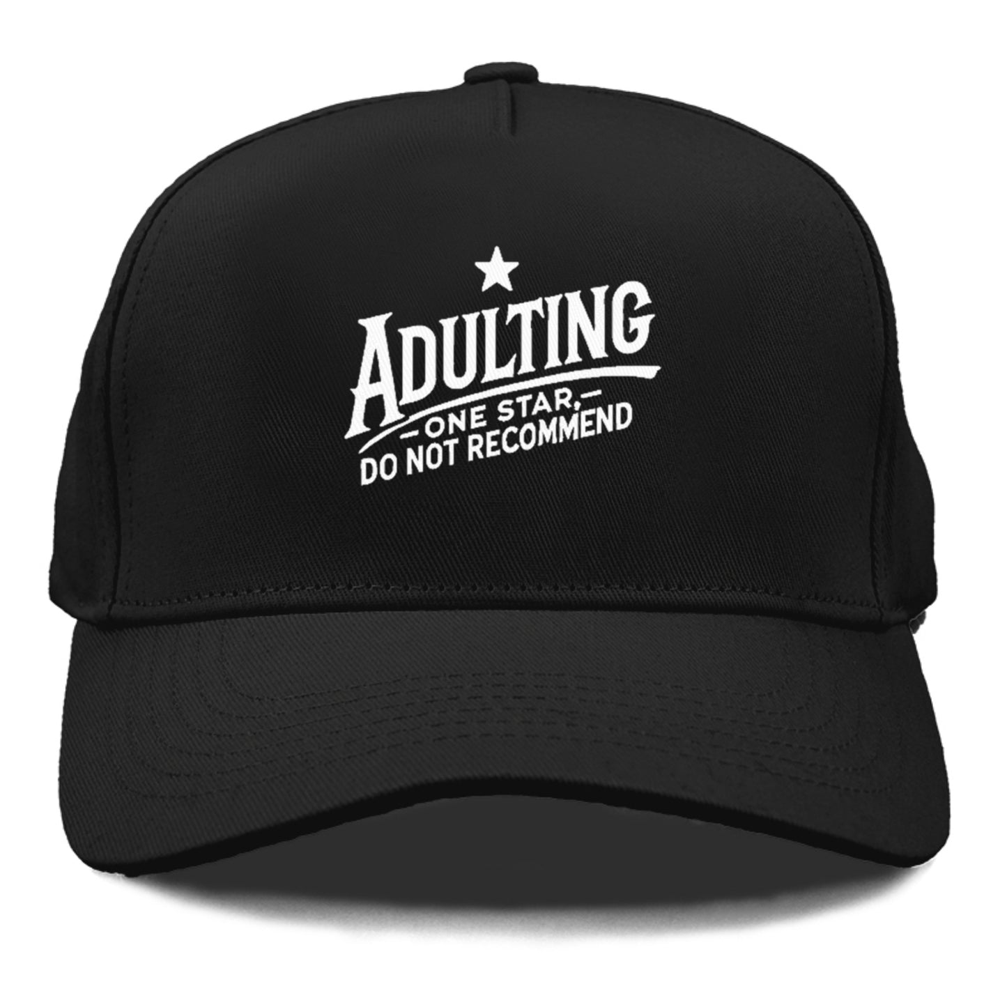 adulting one star do not recommend Hat
