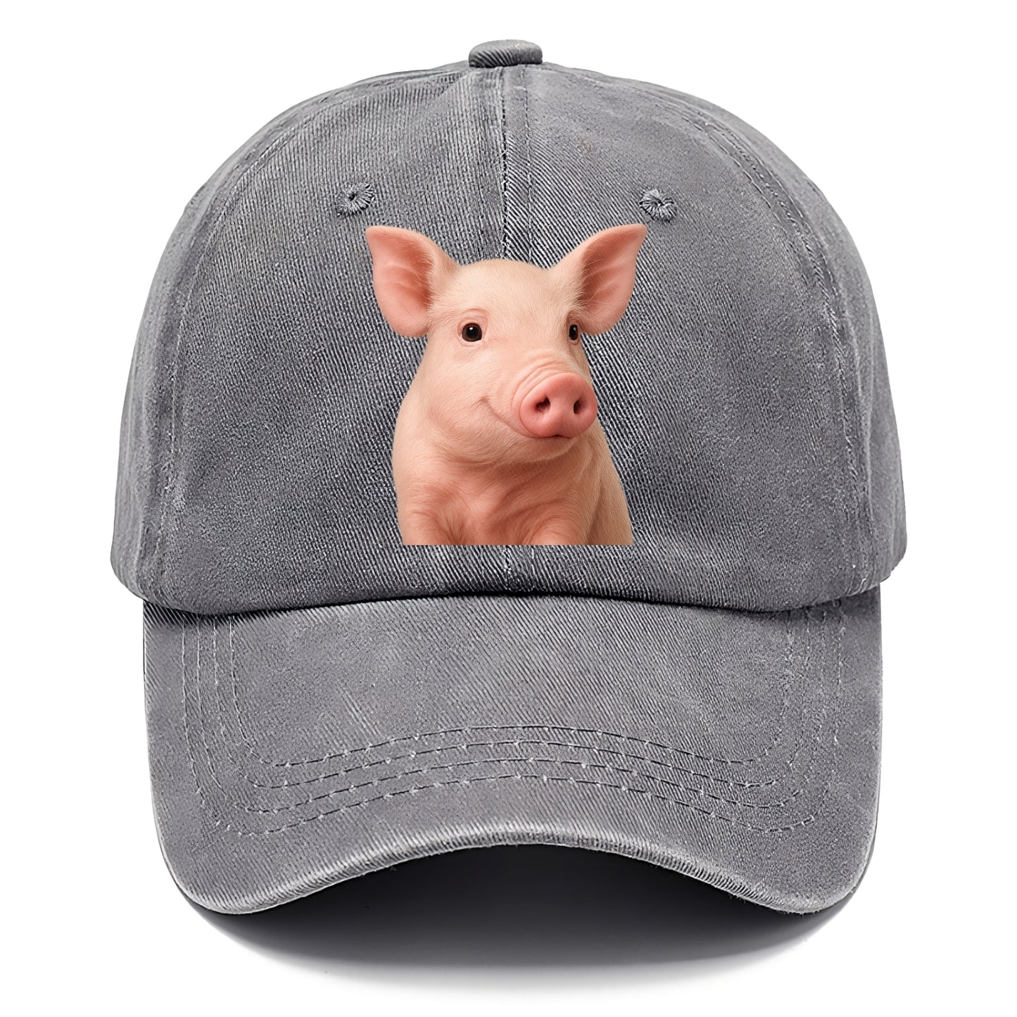 pig portrait design Hat