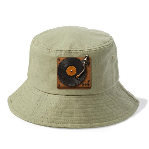 Vintage Vinyl Vibes Bucket Hat