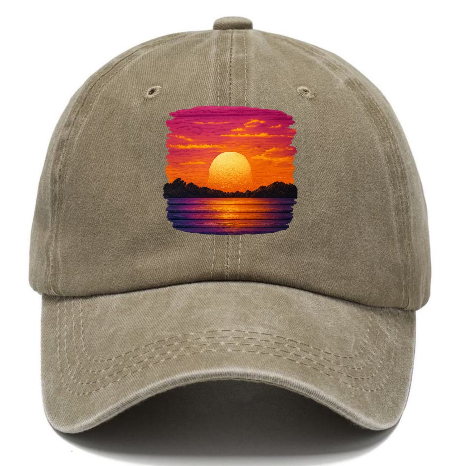 serene sunset hues Hat