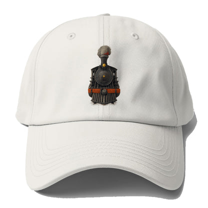 steam engine textured train illustration Hat
