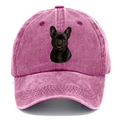 french bulldog noir: chic & charming Hat