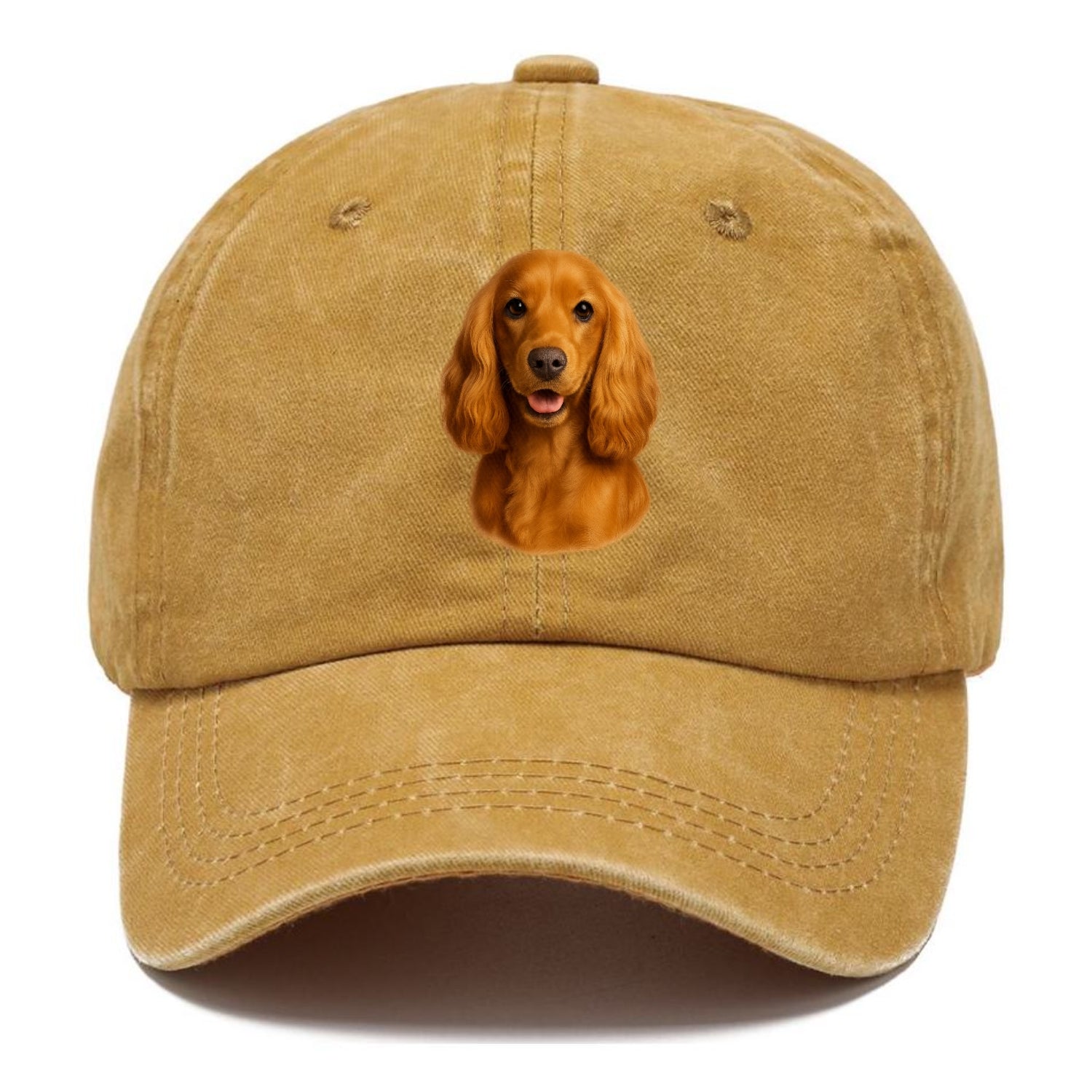 cocker spaniel portrait design Hat