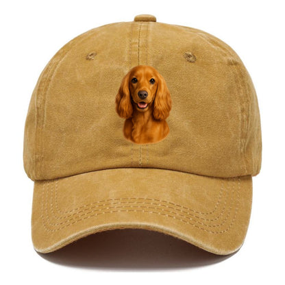 cocker spaniel portrait design Hat
