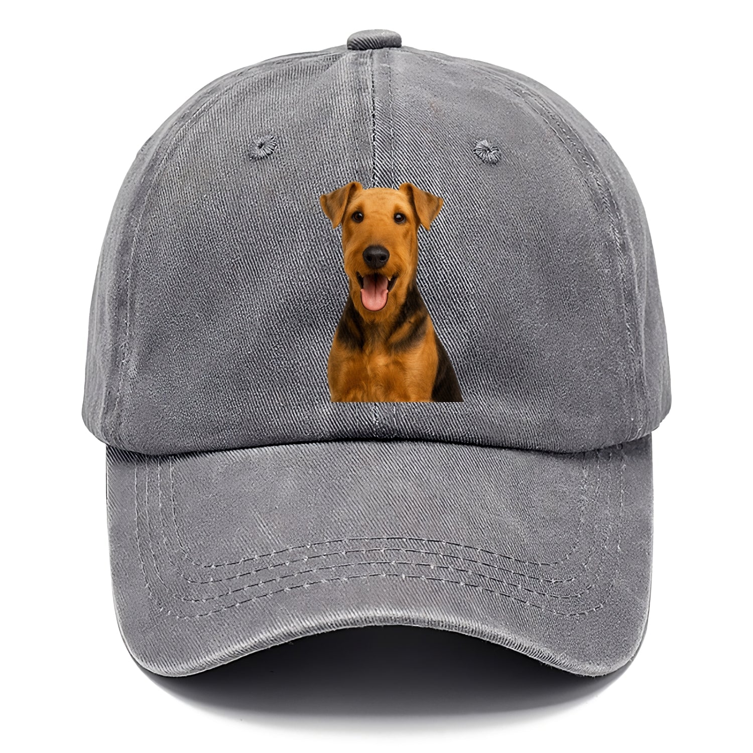 airedale terrier portrait design Hat