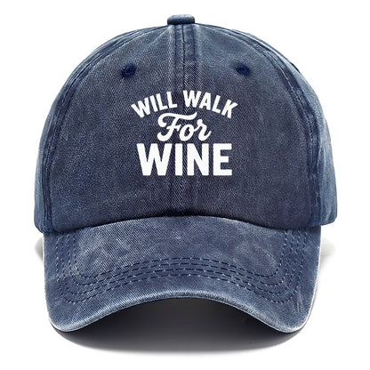 will walk for wine Hat