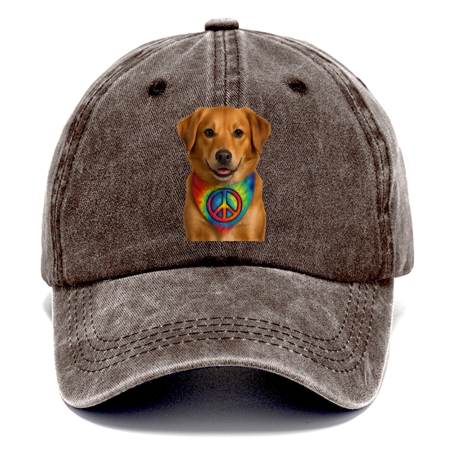 peace sign portrait design Hat
