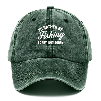 fishing sorry not sorry Hat