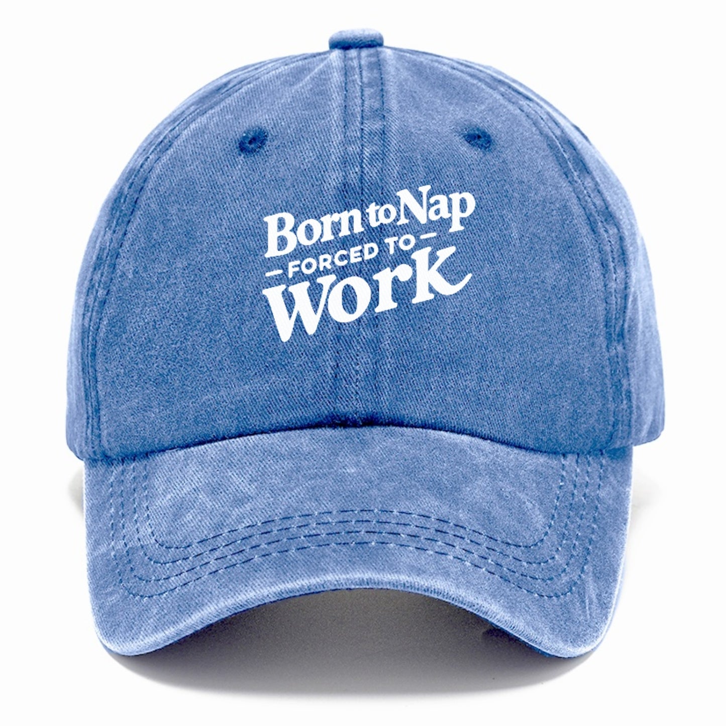 born to nap forced to work Hat