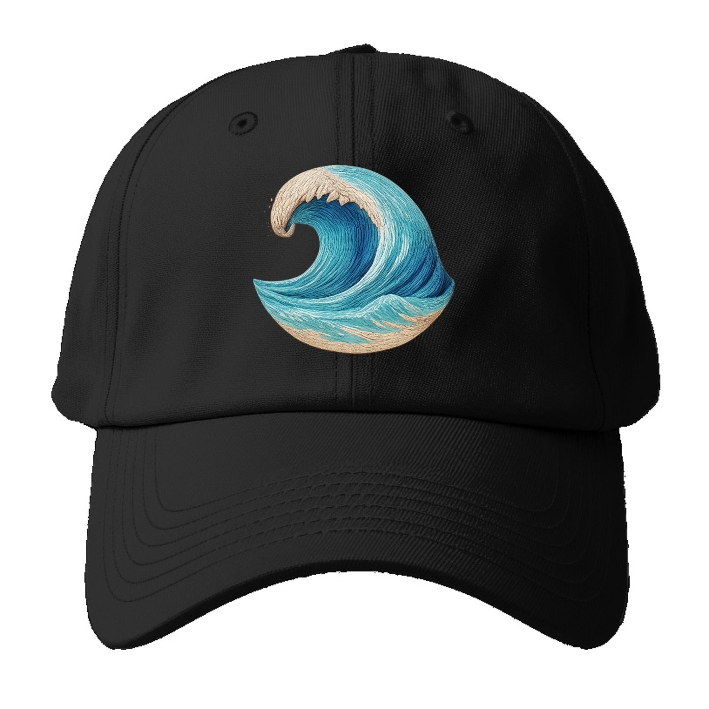 ocean's embrace woven depths Hat