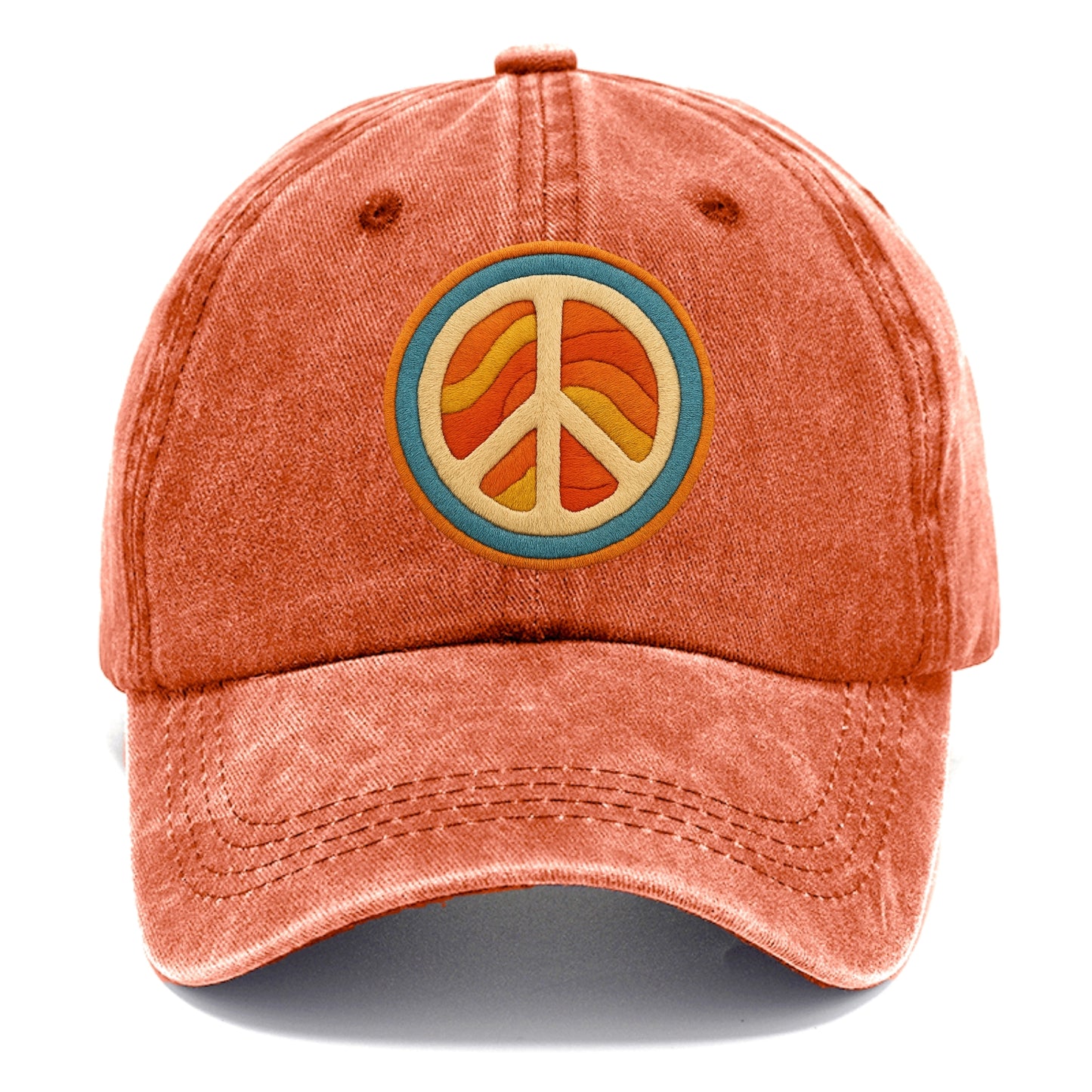 retro peace and harmony Hat