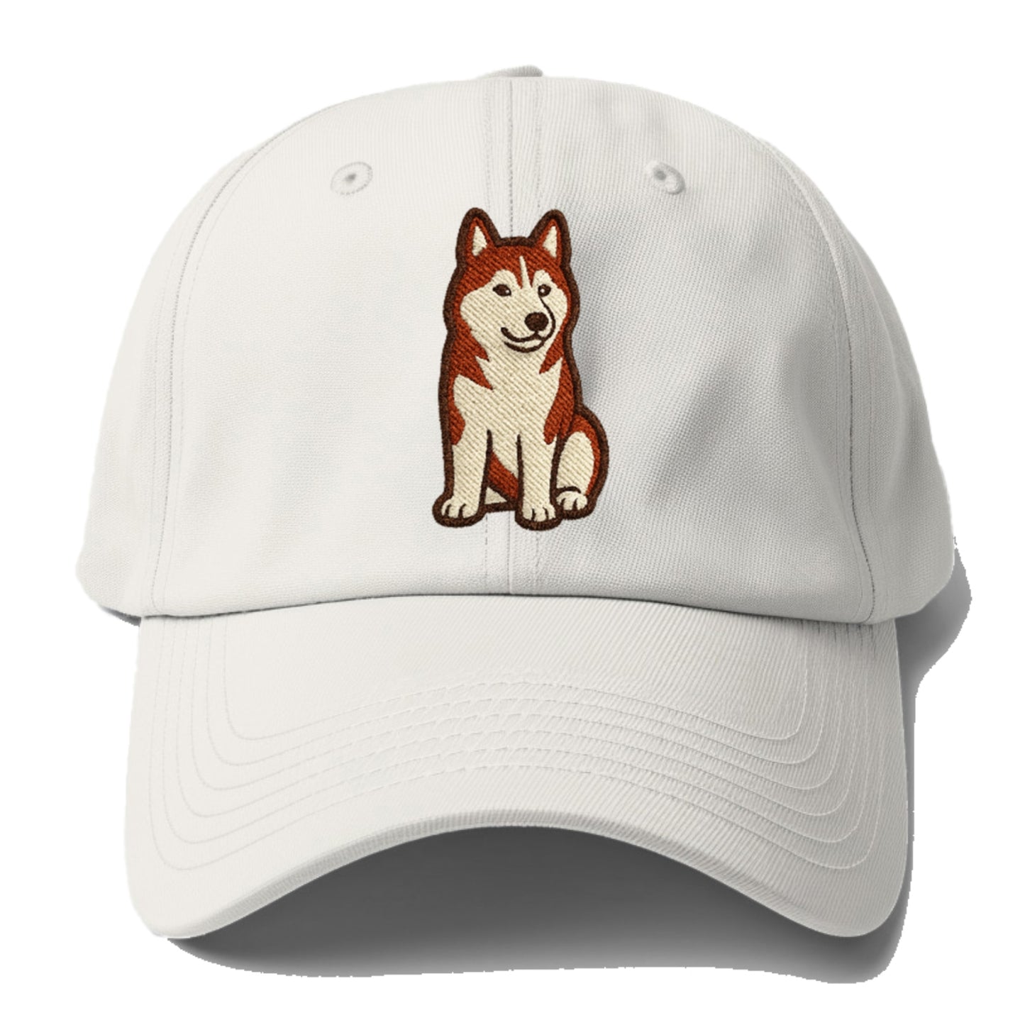 siberian-husky-red-white-loyal-spirit Hat