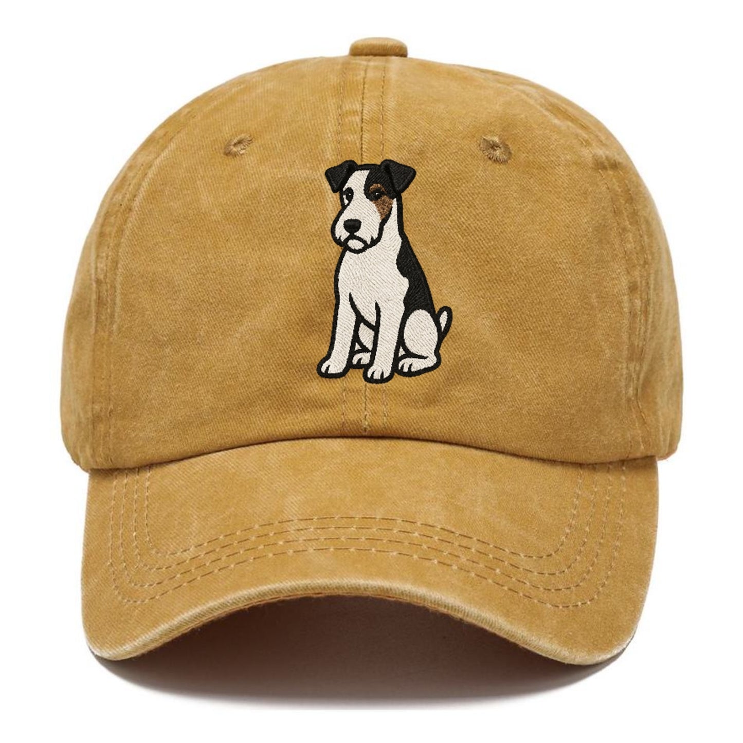 wire-fox-terrier-white-black-markings-spirited-charm Hat