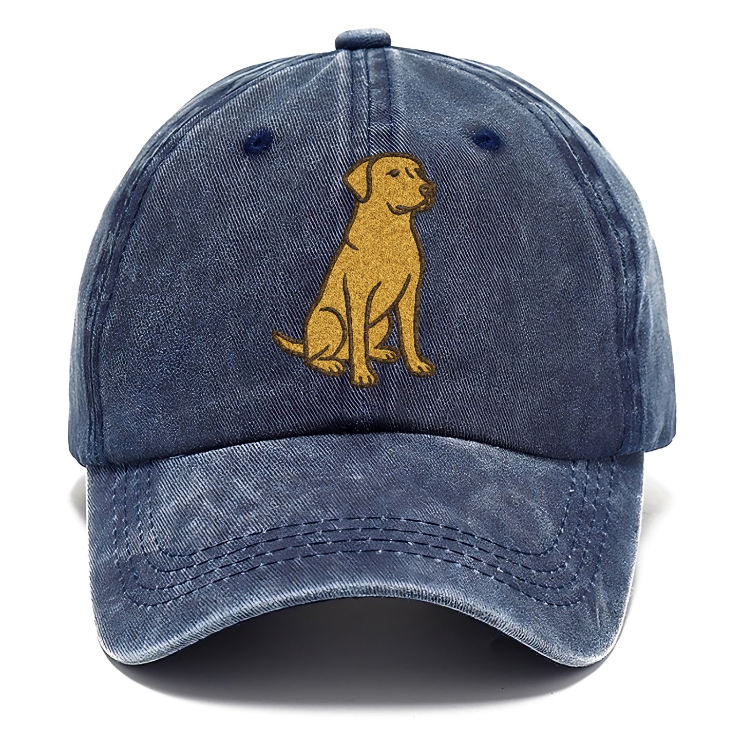 Labrador Retriever Yellow Lab Sitting Pose Hat