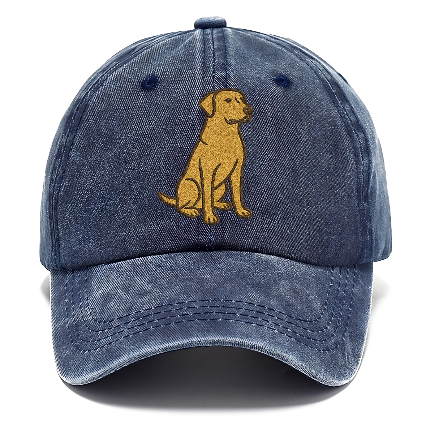 Labrador Retriever Yellow Lab Sitting Pose Hat