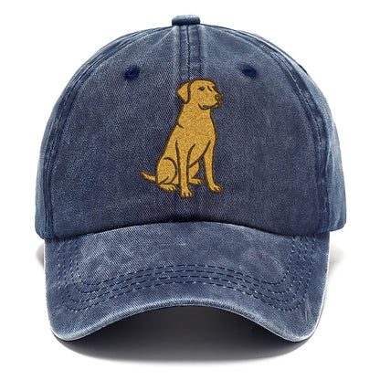 Labrador Retriever Yellow Lab Sitting Pose Hat