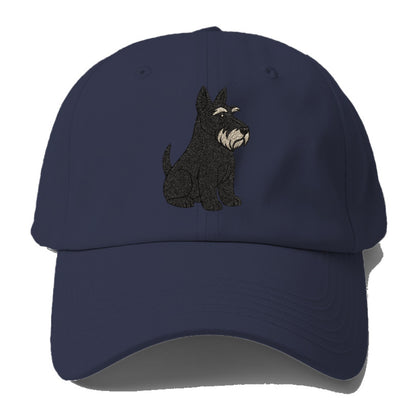 Scottish Terrier Black Sitting Pose Hat