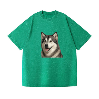 alaskan malamute portrait design Hat
