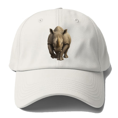 rhino portrait intense gaze illustration Hat