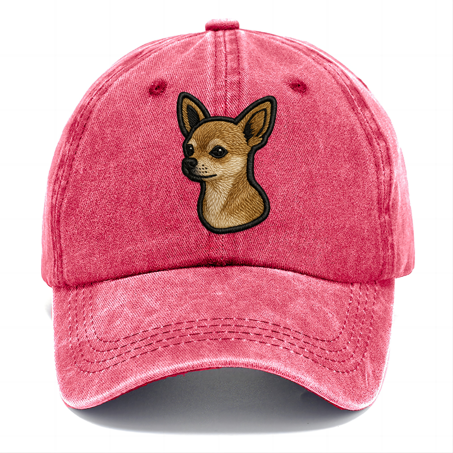 Chihuahua - Modern tiny dog logo with bo - Classic Cap
