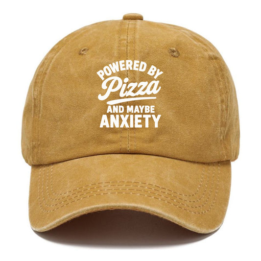 pizza powered anxious thoughts Hat