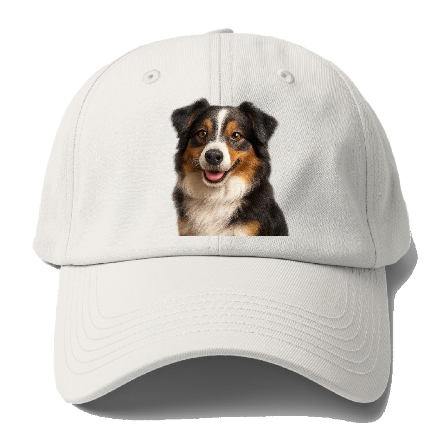 mini australian shepherd portrait design Hat