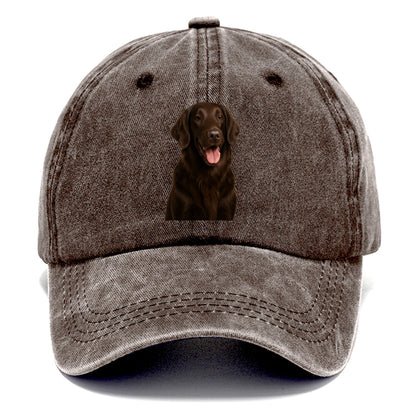 coated retriever joyful heart Hat