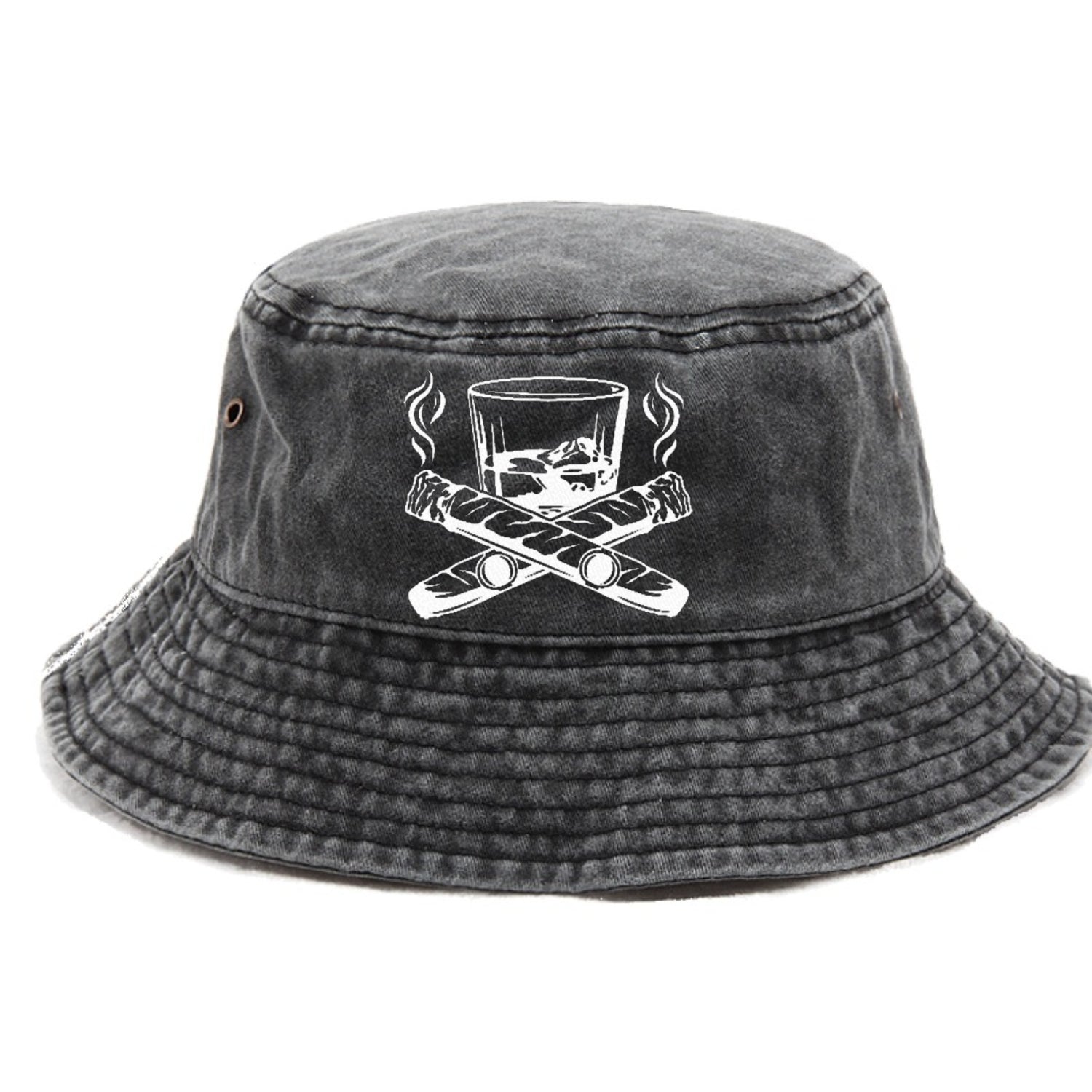 WHISKEY AND CIGAR Hat