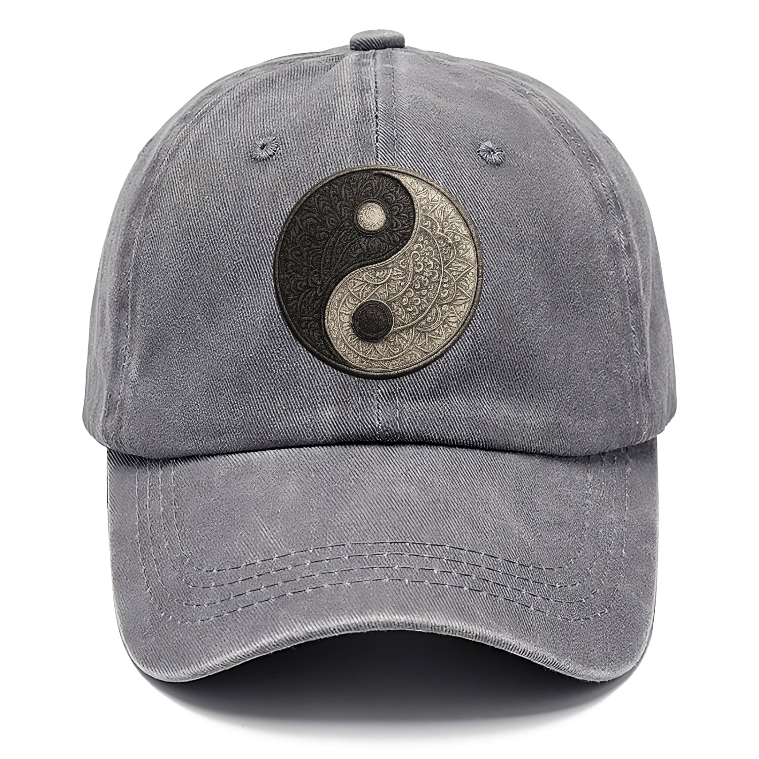 mandala yin yang pattern Hat