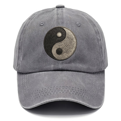 mandala yin yang pattern Hat