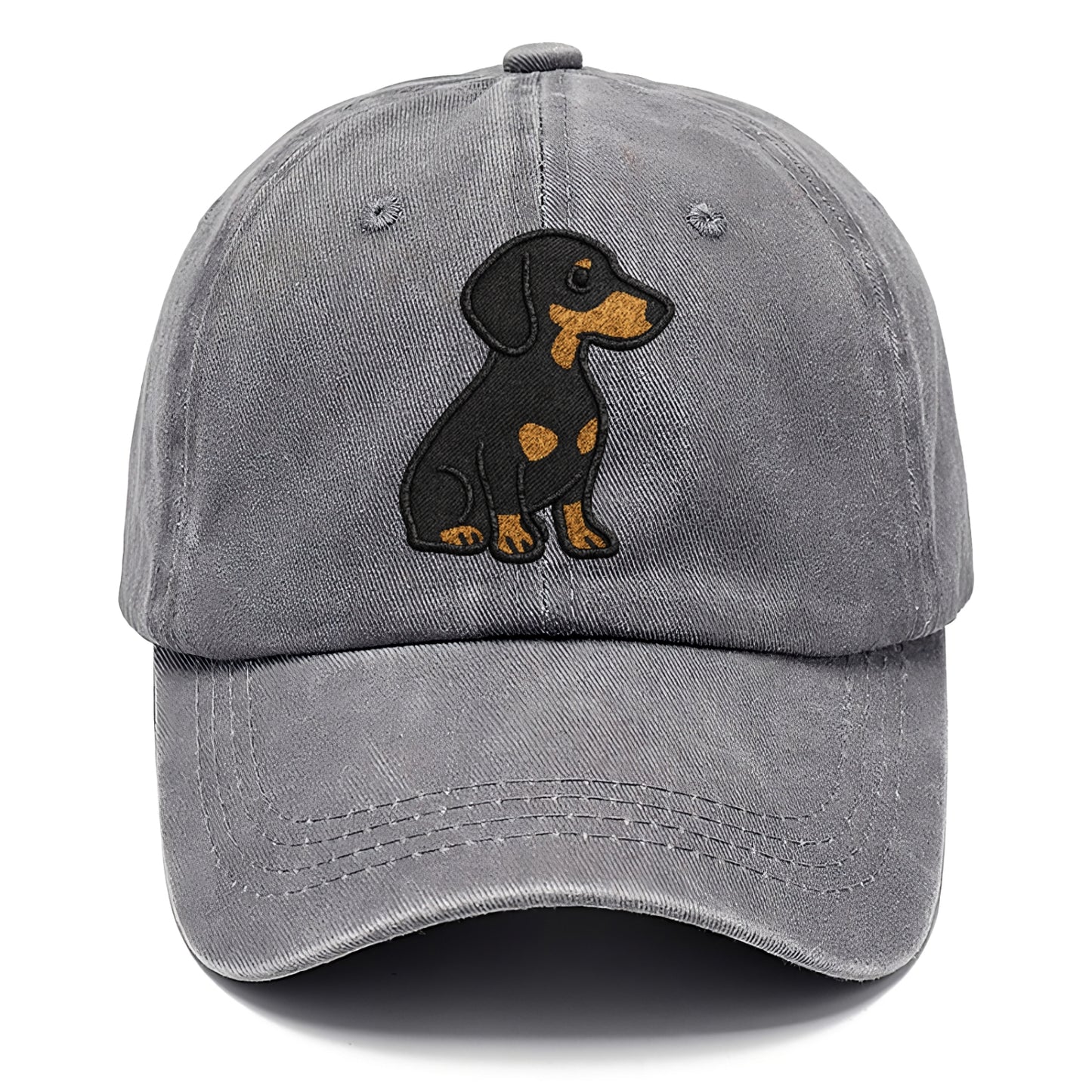 dachshund-black-and-tan-loyal-companion Hat