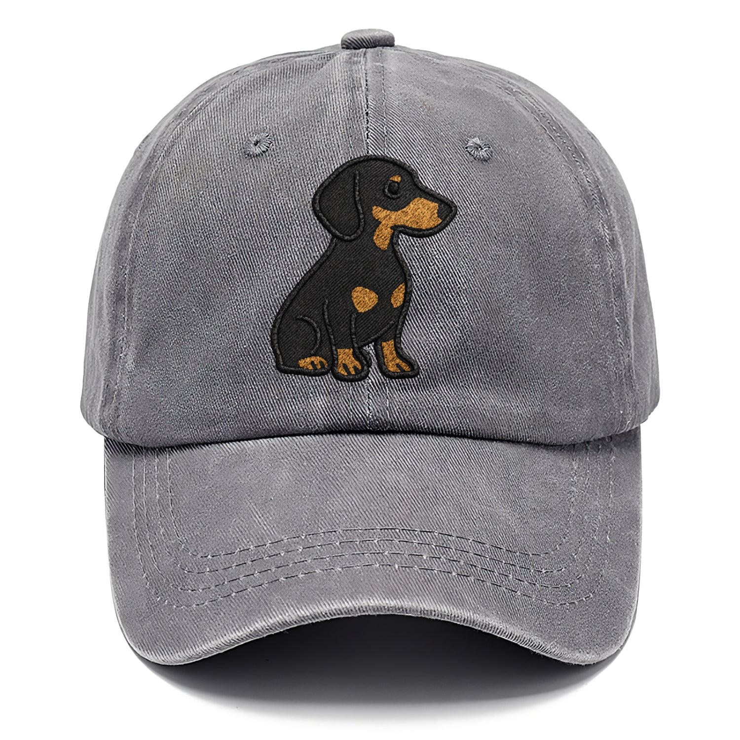 dachshund-black-and-tan-loyal-companion Hat