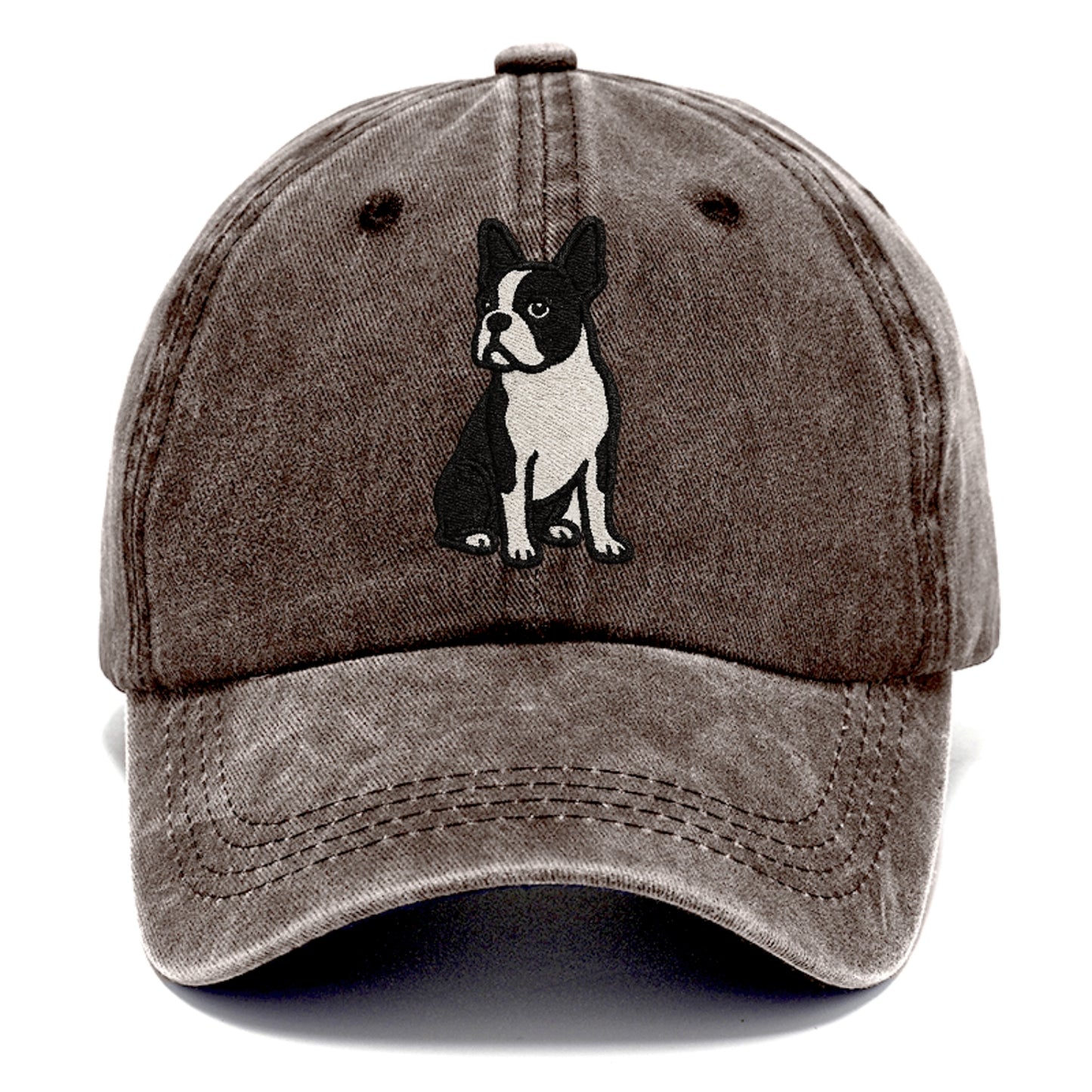 boston-terrier-black-white-tuxedo-charming-companion Hat