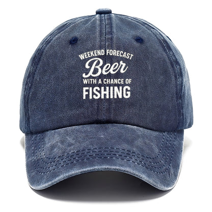 weekend beer fishing forecast Hat