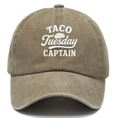 taco tuesday captain culinary delight Hat