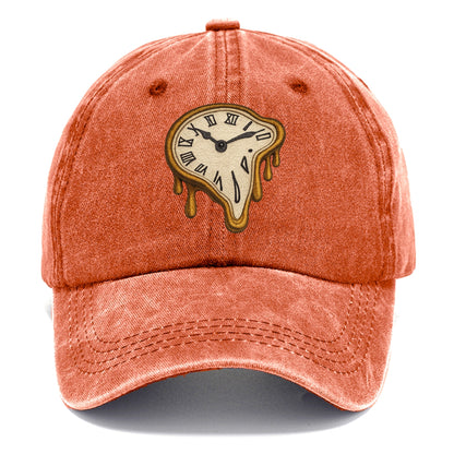 melting clock surreal time distortion Hat