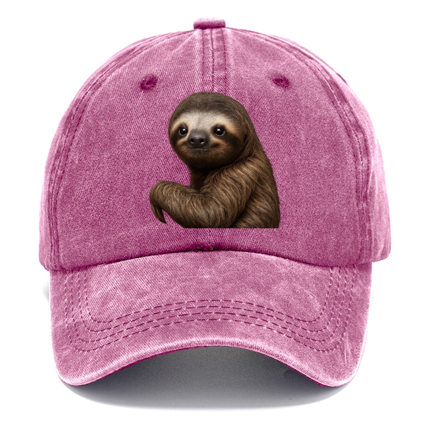 sloth portrait design Hat