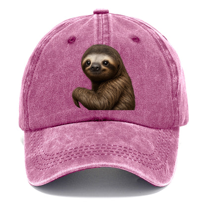 sloth portrait design Hat
