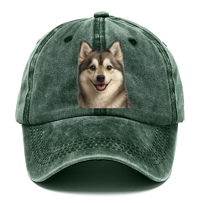 pomsky portrait design Hat
