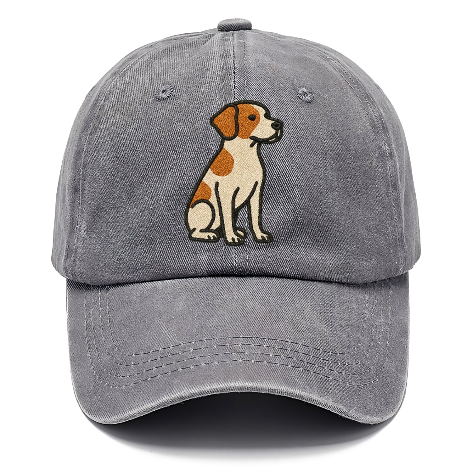 Brittany Spaniel Orange And White Design Hat