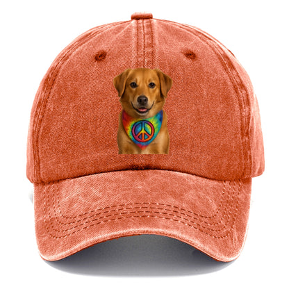 peace sign portrait design Hat