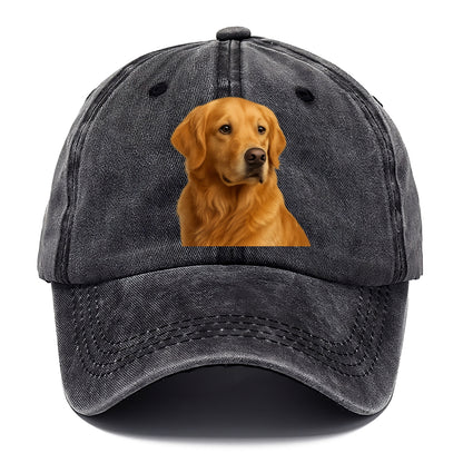 golden retriever loyal companion Hat