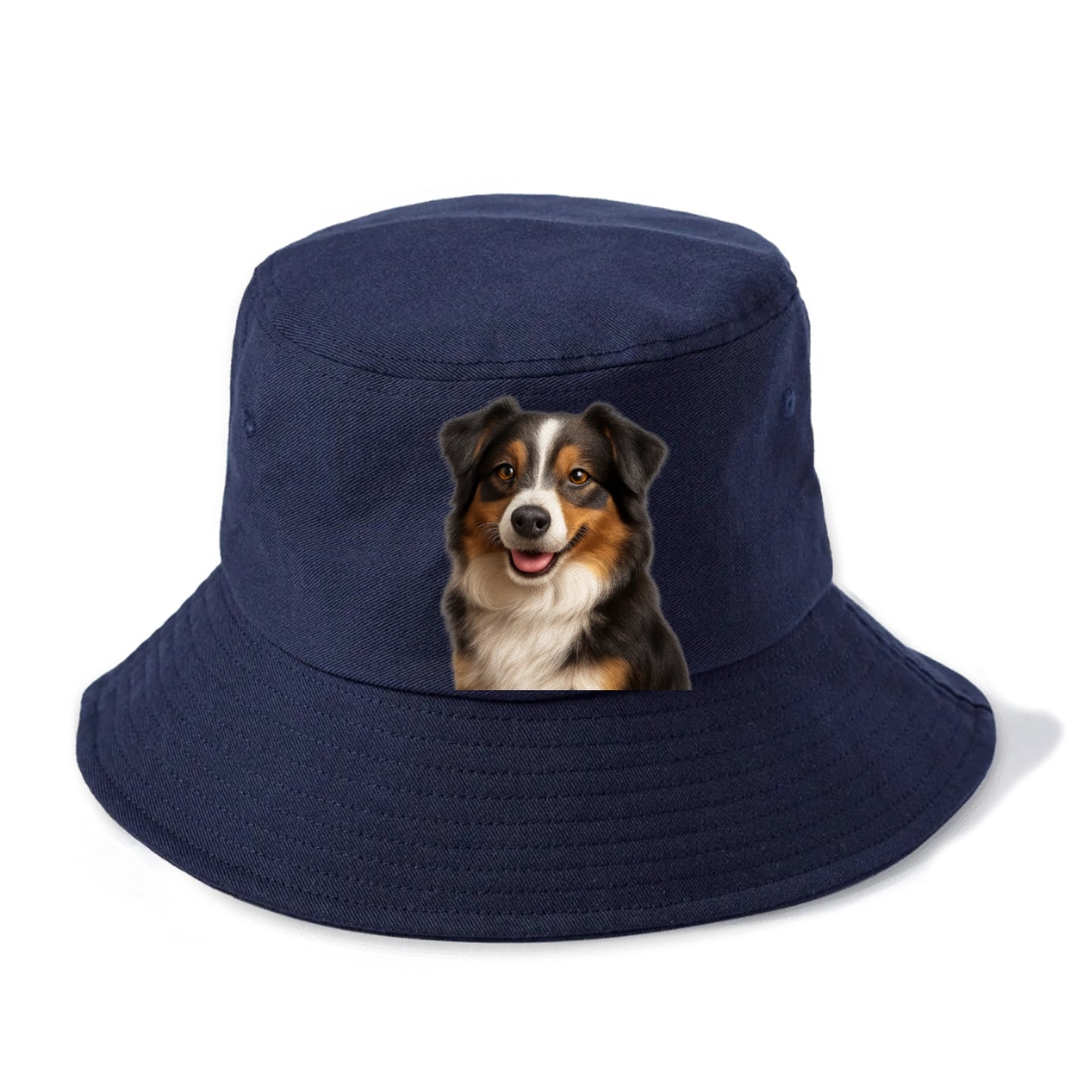 mini australian shepherd portrait design Hat