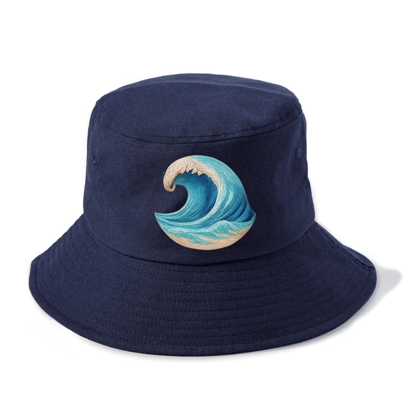 ocean's embrace woven depths Hat