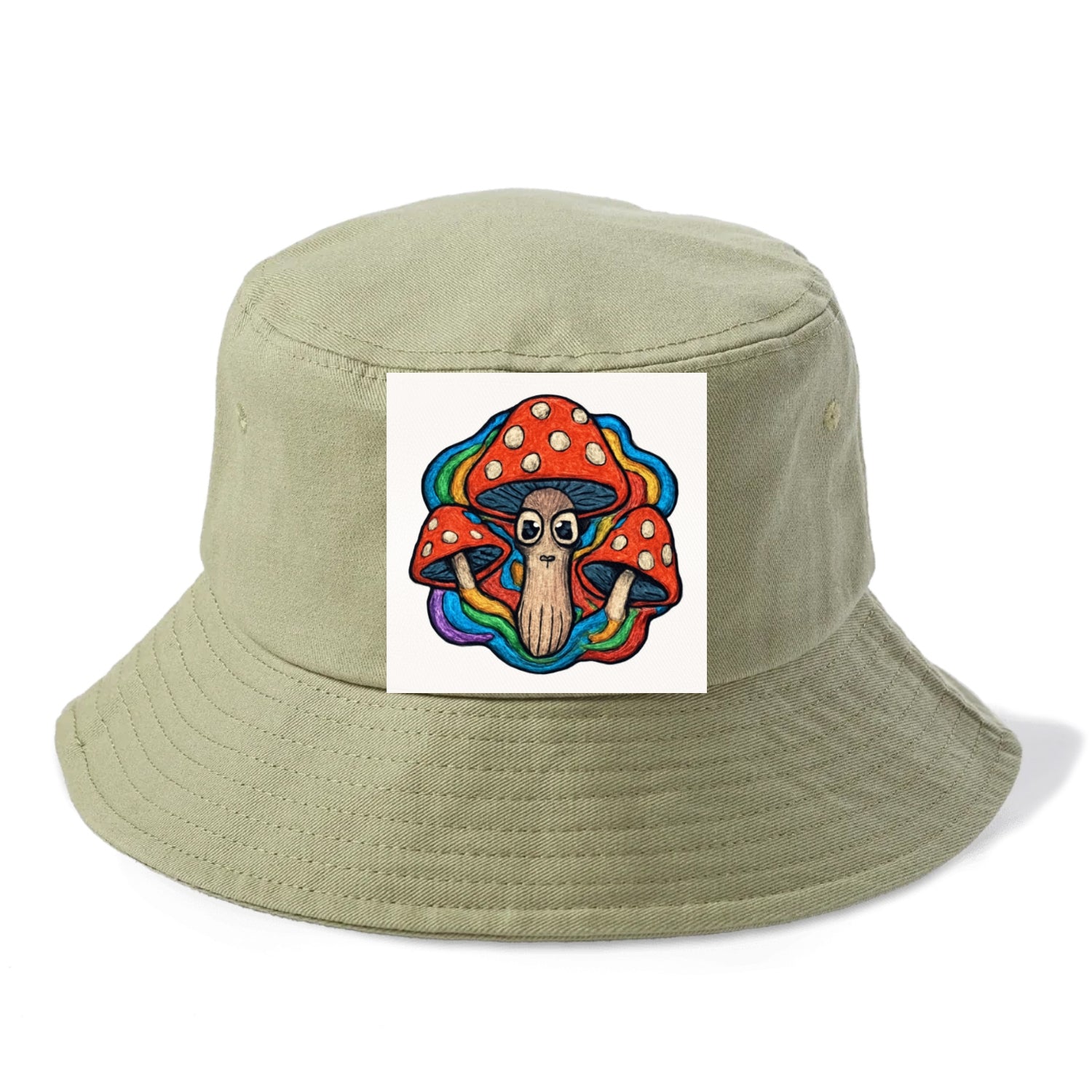 trippy mushrooms with psychedelic aura Hat