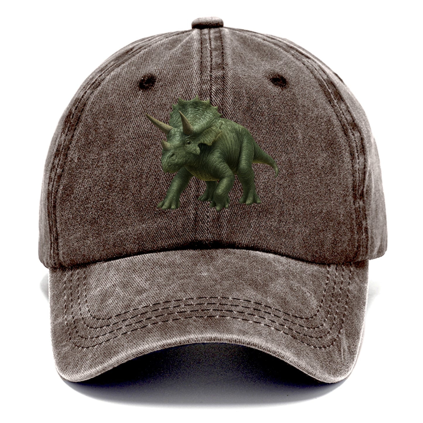 detailed triceratops in verdant light Hat