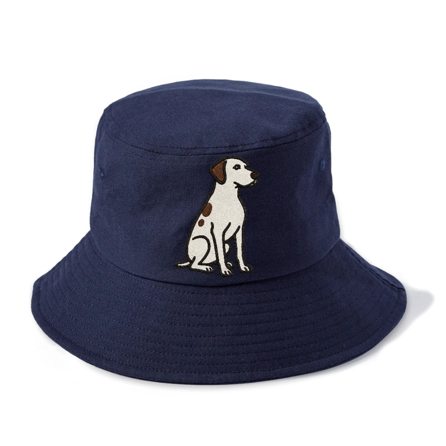 pointer-white-liver-spots-sitting-pose-loyal-spirit Hat