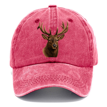 elk portrait design Hat