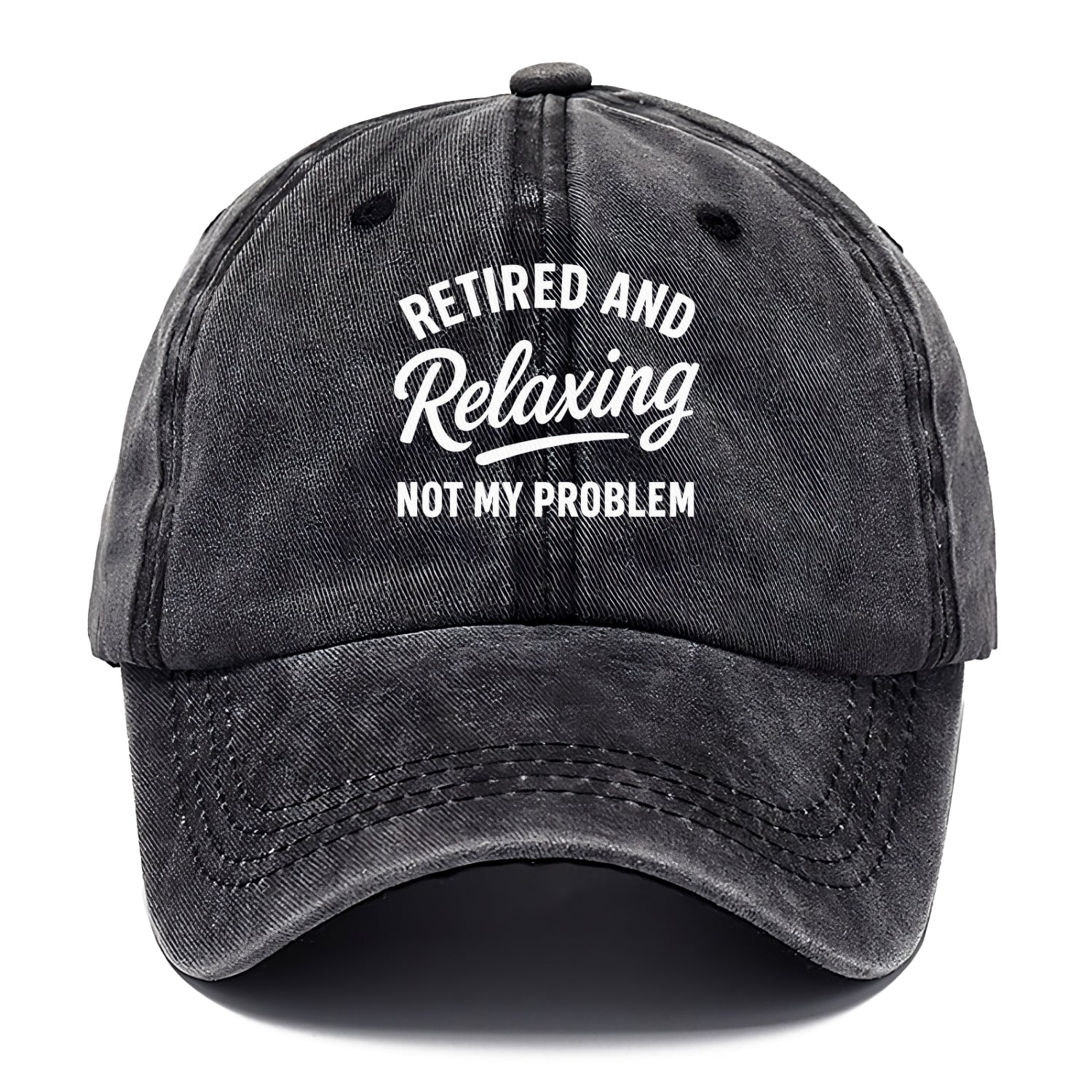 retired relaxing no problem Hat