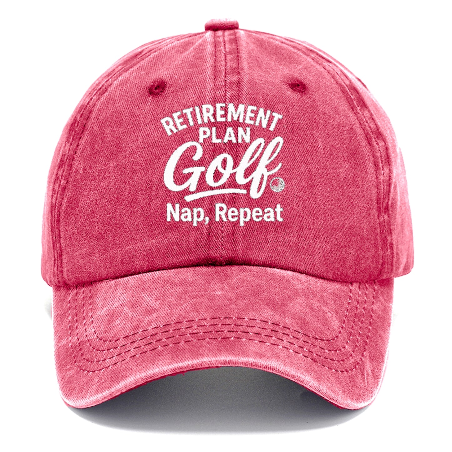 retirement golf nap repeat plan Hat